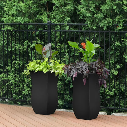 Valencia 30" Tall Planter, Set of 2