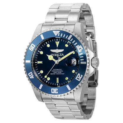 Men's Pro Diver Automatic 44mm Silver, Blue Dial