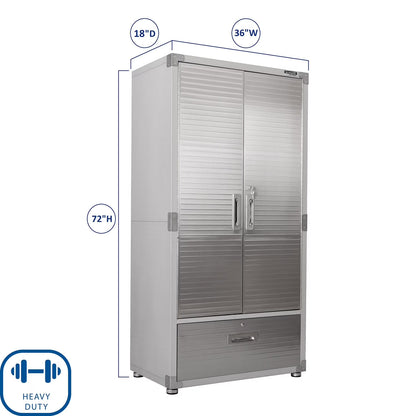 Storage Cabinet with Bottom Drawer