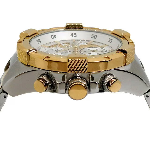 Men's Aviator 50.5mm Two Tone Stainless Steel Watch