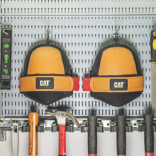 Ultra-Soft Synthetic Leather Knee Pads - Large