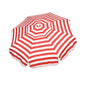 6' Italian Acrylic Striped Patio Umbrella