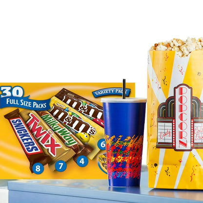 Mars Chocolate Candy Bars, Variety Pack, Full Size, 30 pk.