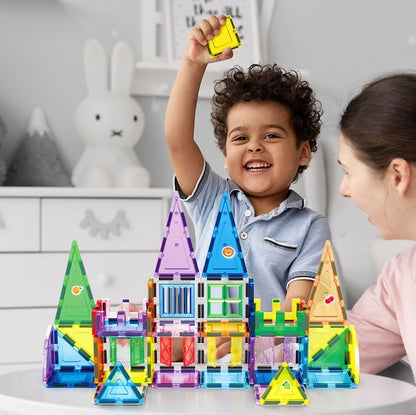 PicassoTiles Magnetic Tile Set, 240pc.