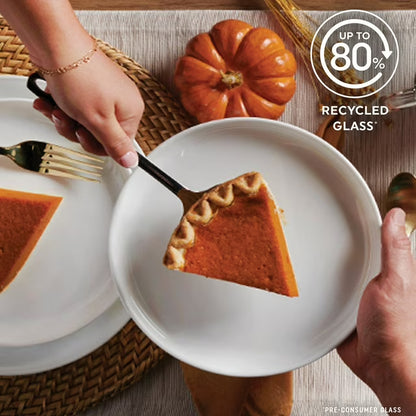 12-Piece Modern Round Dinnerware Set