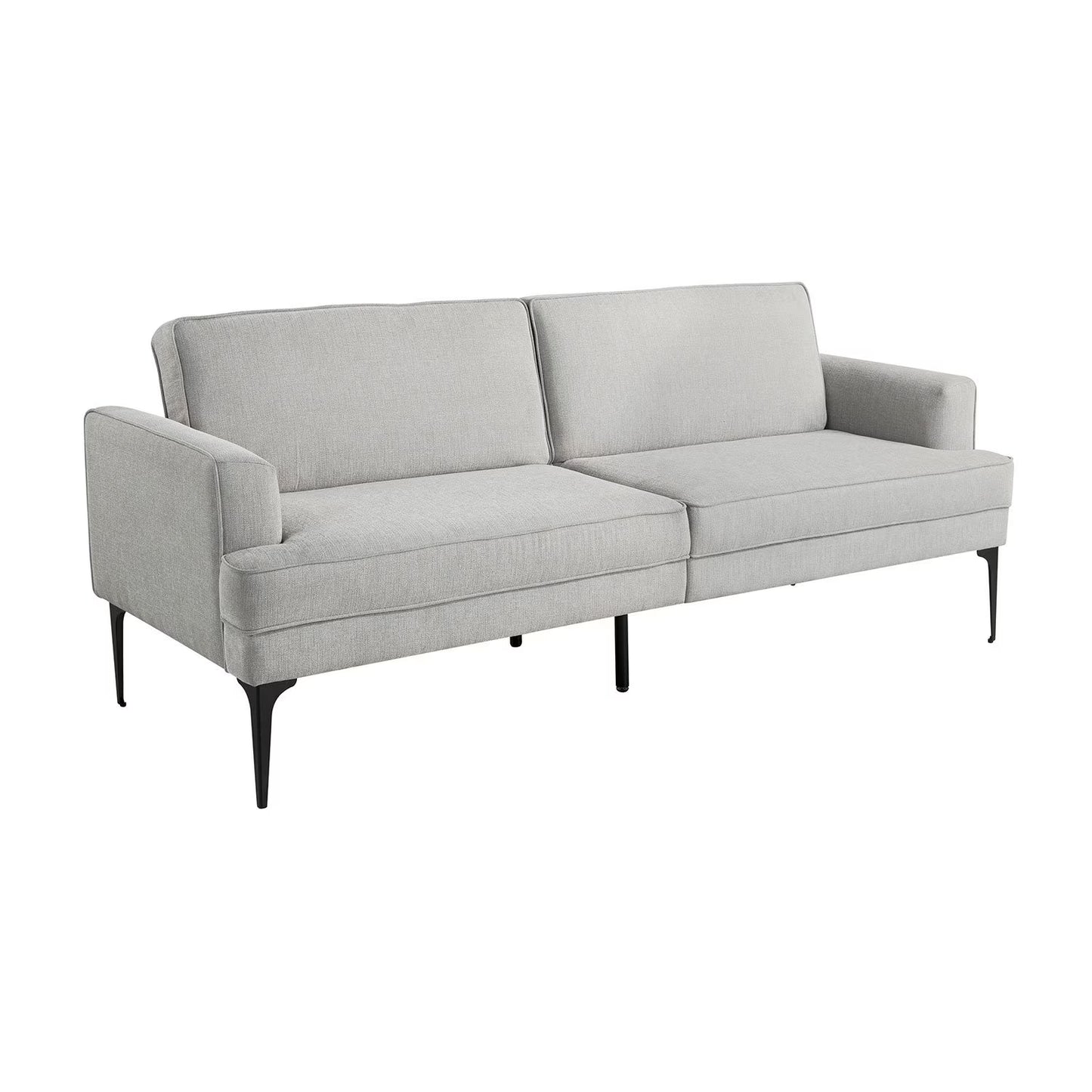 Preston Convertible Polyester Fabric Sofa
