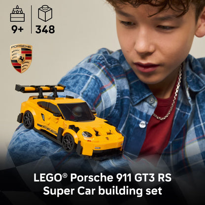 LEGO Speed Champions Porsche 911 GT3 RS Super Car, 348 pc.