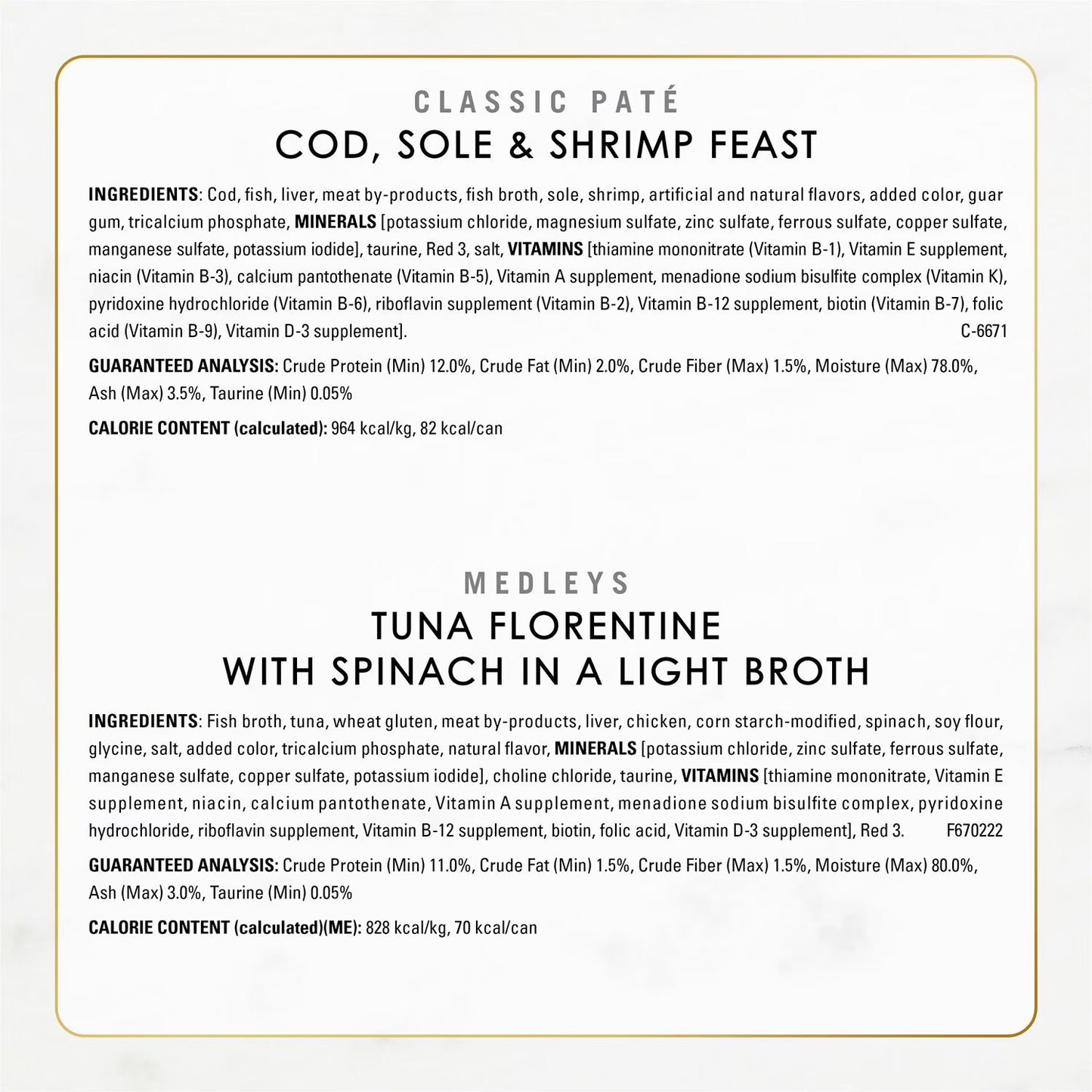 Fancy Feast Variety Pack, Wet Cat Food, 48 ct., 3 oz.