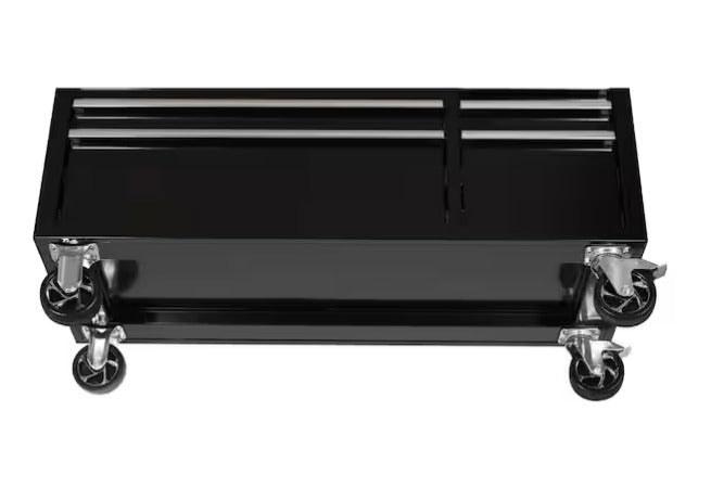52 in. W x 20 in. D Standard Duty Black Mobile Workbench Cabinet