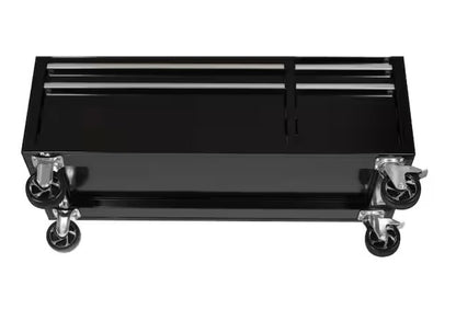 52 in. W x 20 in. D Standard Duty Black Mobile Workbench Cabinet