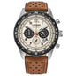Eco-Drive Men's Sport Casual Brycen Brown Leather Strap