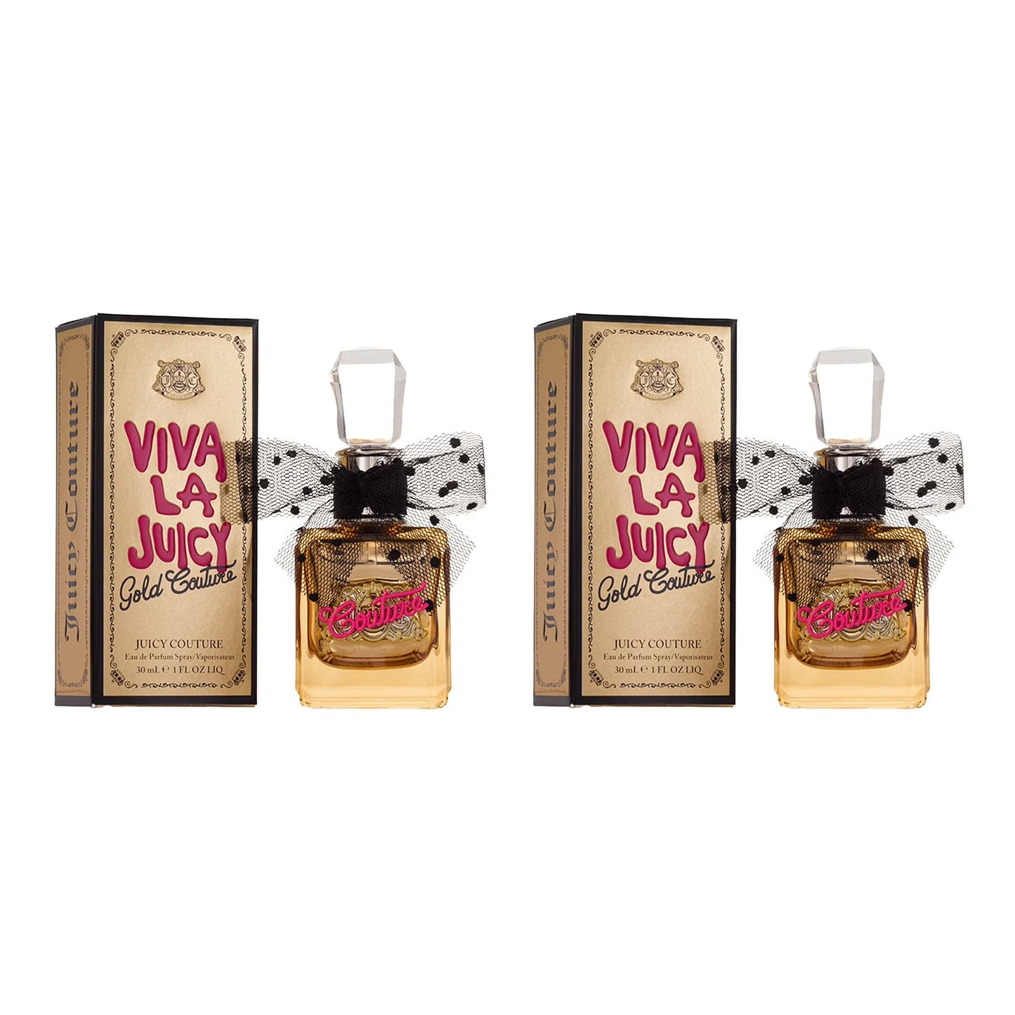 Viva La Juicy Gold Couture Eau Dea Parfum, 2PC Set