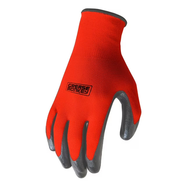 Nitrile-Coated Work Gloves (15 pk.) Large