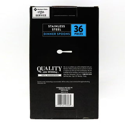 Stainless Steel Dinner Spoons 36 ct.