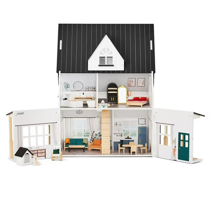 Farmstyle Dollhouse with Accessories