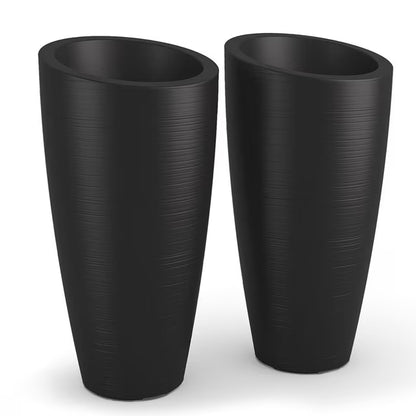 Modesto 32" Tall Planter, Set of 2