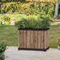 30" Resin Rectangle Tall Planter