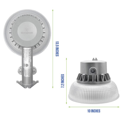 5000 Lumen Wired Barn Light, Set of 2