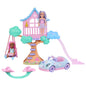 Fantasy Treehouse Playset with 2 Chelsea Dolls and Car