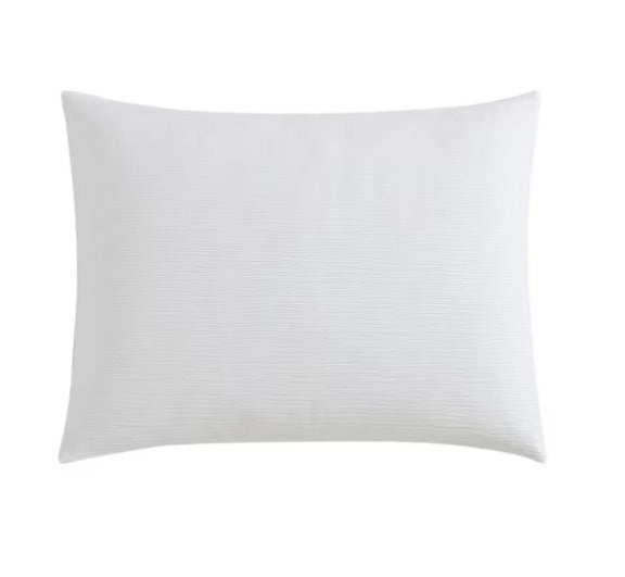 3-Piece White Cotton Queen Duvet Cover Set