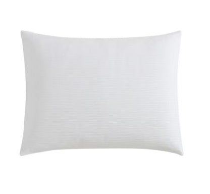 3-Piece White Cotton Queen Duvet Cover Set