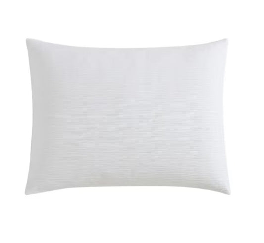 3-Piece White Cotton Queen Duvet Cover Set