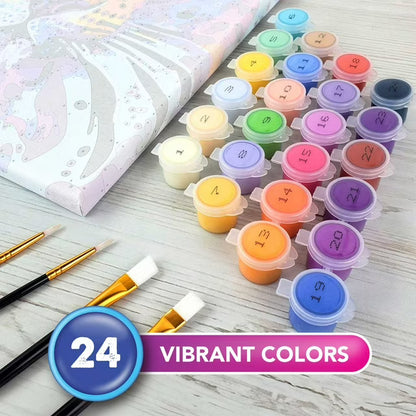 Tropical Paint By Number 3 Canvas Panel Set