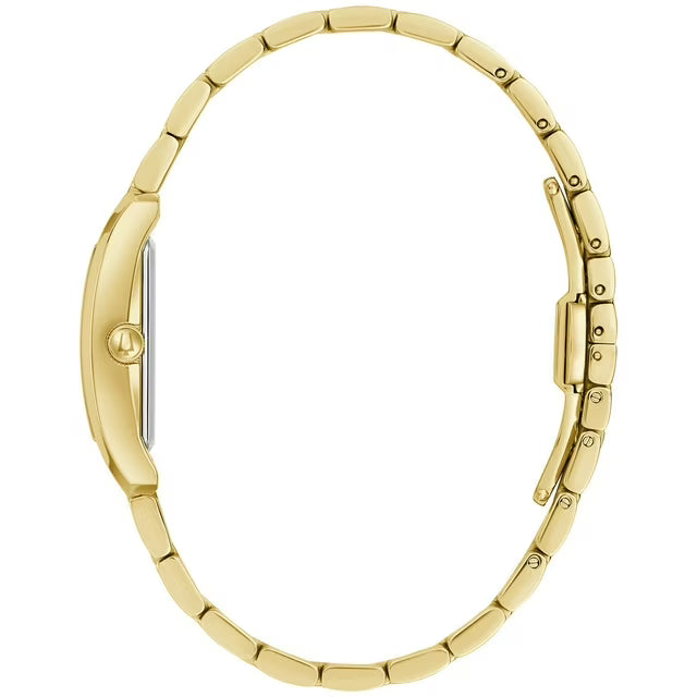 Bulova Classic Diamond Gold-Tone Bracelet Watch, 21mm