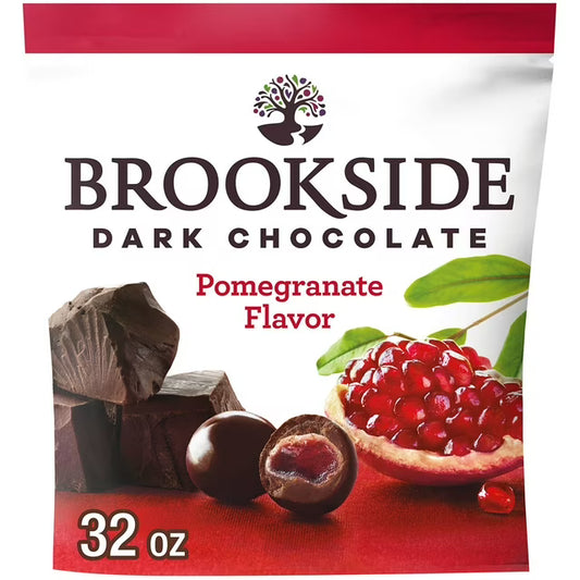Dark Chocolate and Pomegranate Flavored Snacking Chocolate, 32 oz