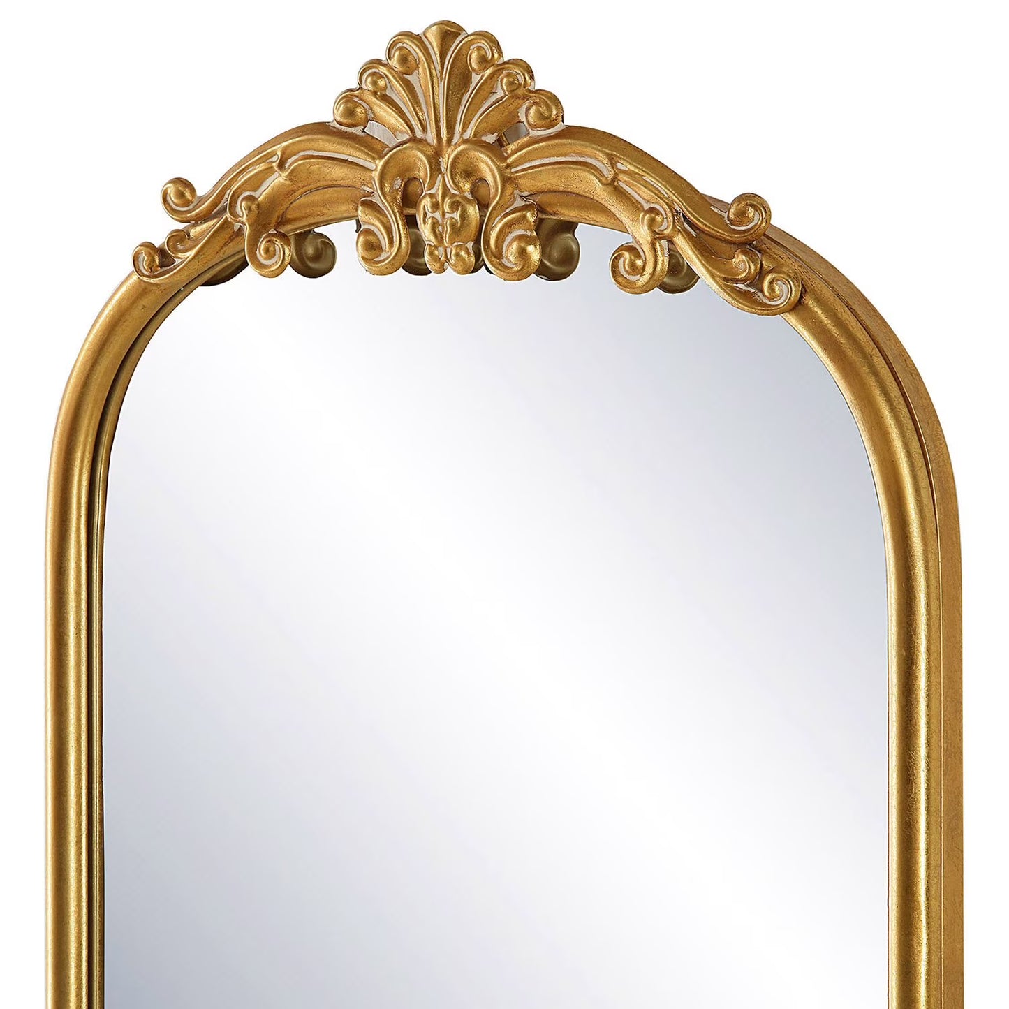 Filigree Easel Full Length Mirror, Gold