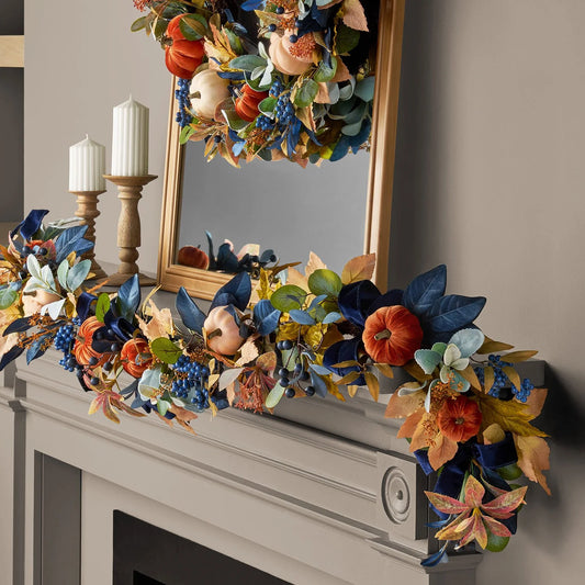 Blue Harvest Garland