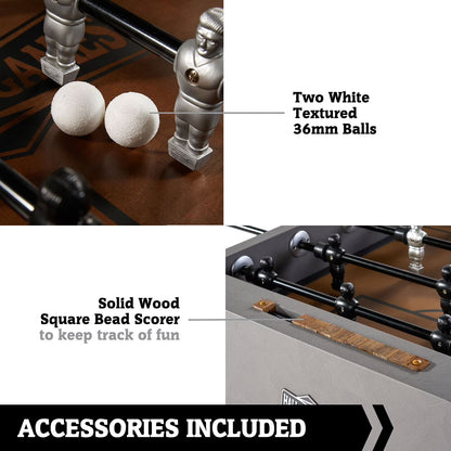Foosball Table with Bonus Dartboard - Hall of Games Kinwood 56"
