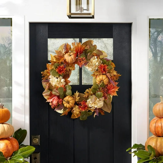 Harvest Hydrangea Wreath
