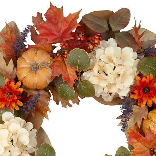 Harvest Hydrangea Wreath