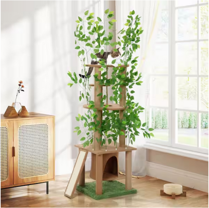 Cat Tree Tower Condo with Scratching Posts