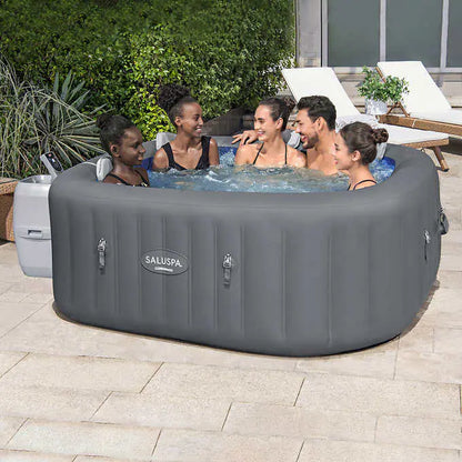 SaluSpa Coronado EnergySense Square Air Jet 4-6 Person Inflatable Spa