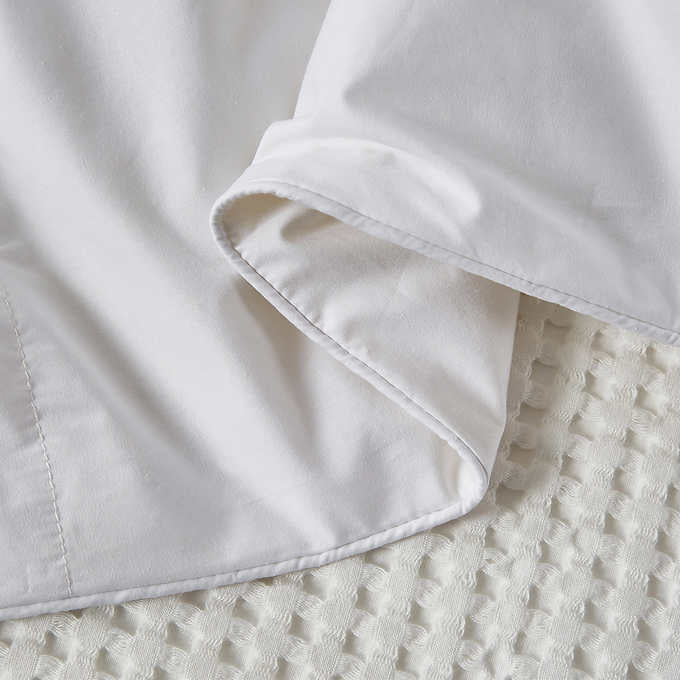 Farm to Home Organic Cotton Premium White Down Comforter - Thumbnail 4