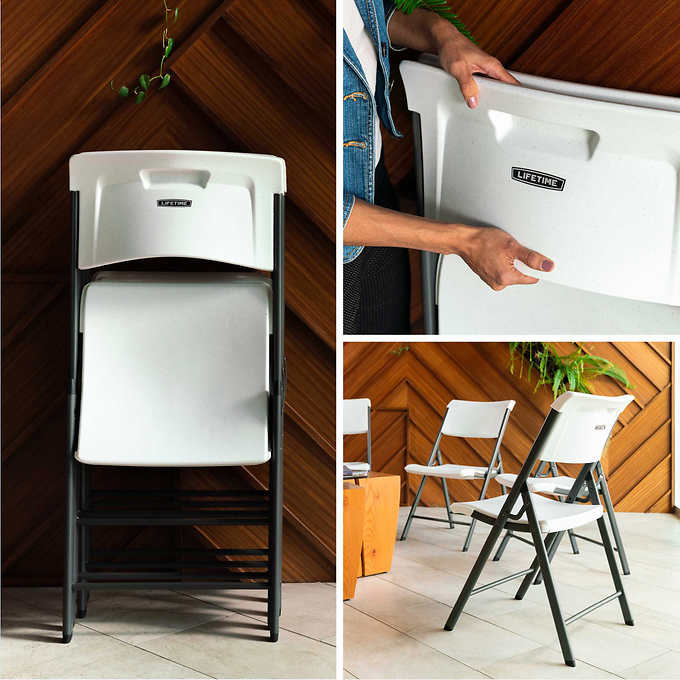 Lifetime Folding Chair 4-pack
