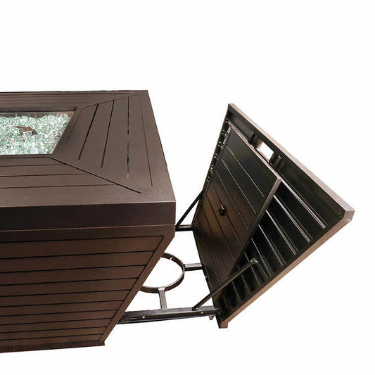 Sunbeam Contemporary Aluminum Fire Table