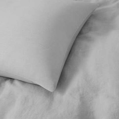 WelHome Cotton Linen Relaxed Duvet Cover, 3-piece Set