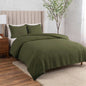 WelHome Cotton Linen Relaxed Duvet Cover, 3-piece Set