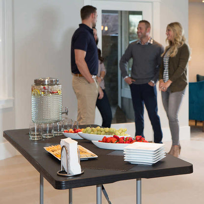 Commercial 6' Fold-in-Half Table, 2-pack