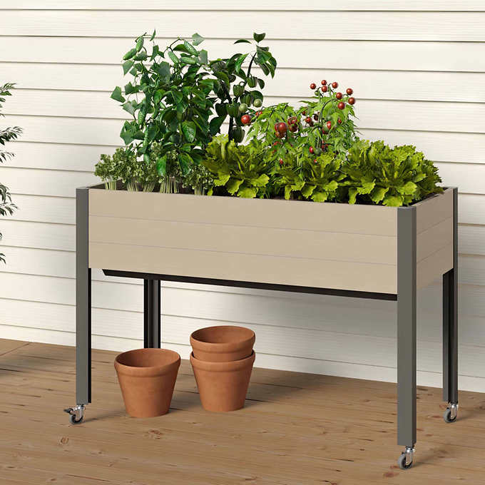cedarcraft self-watering elevated spruce planter costco Self-Watering Elevated Spruce Planter- CedarCraft – Marthas Collections