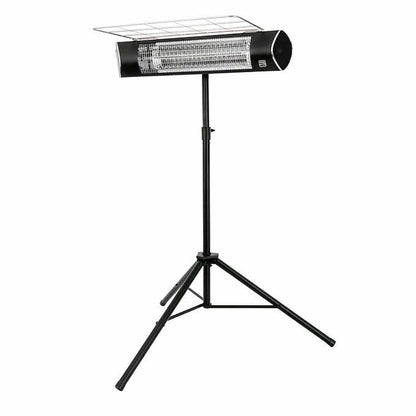 Kenmore Infrared Electric 1500W Carbon Portable Patio Heater with Tripod & Remote