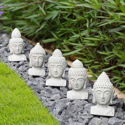 Buddha Planter Stakes, 5-pack
