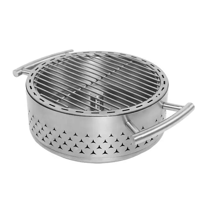 Duro 304 Stainless Steel Charcoal Tabletop Grill
