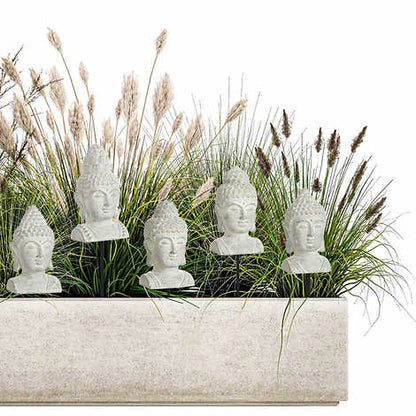 Buddha Planter Stakes, 5-pack