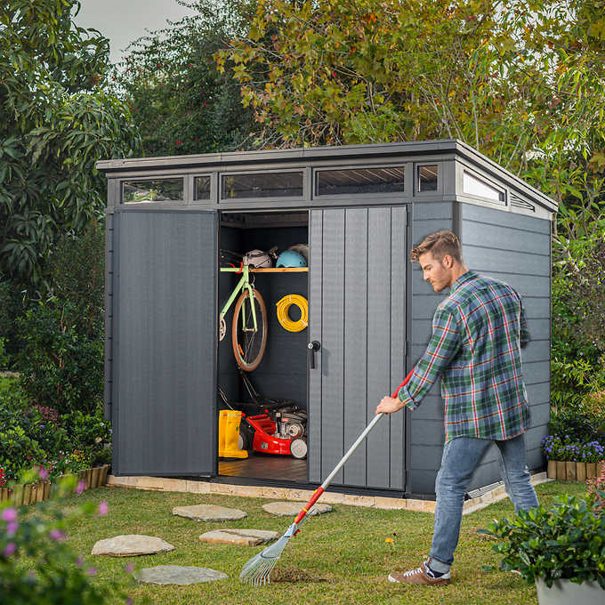 Keter Cortina Premium Modern Outdoor Storage Shed