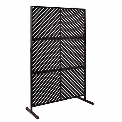 71" Metal Patio Privacy Screen