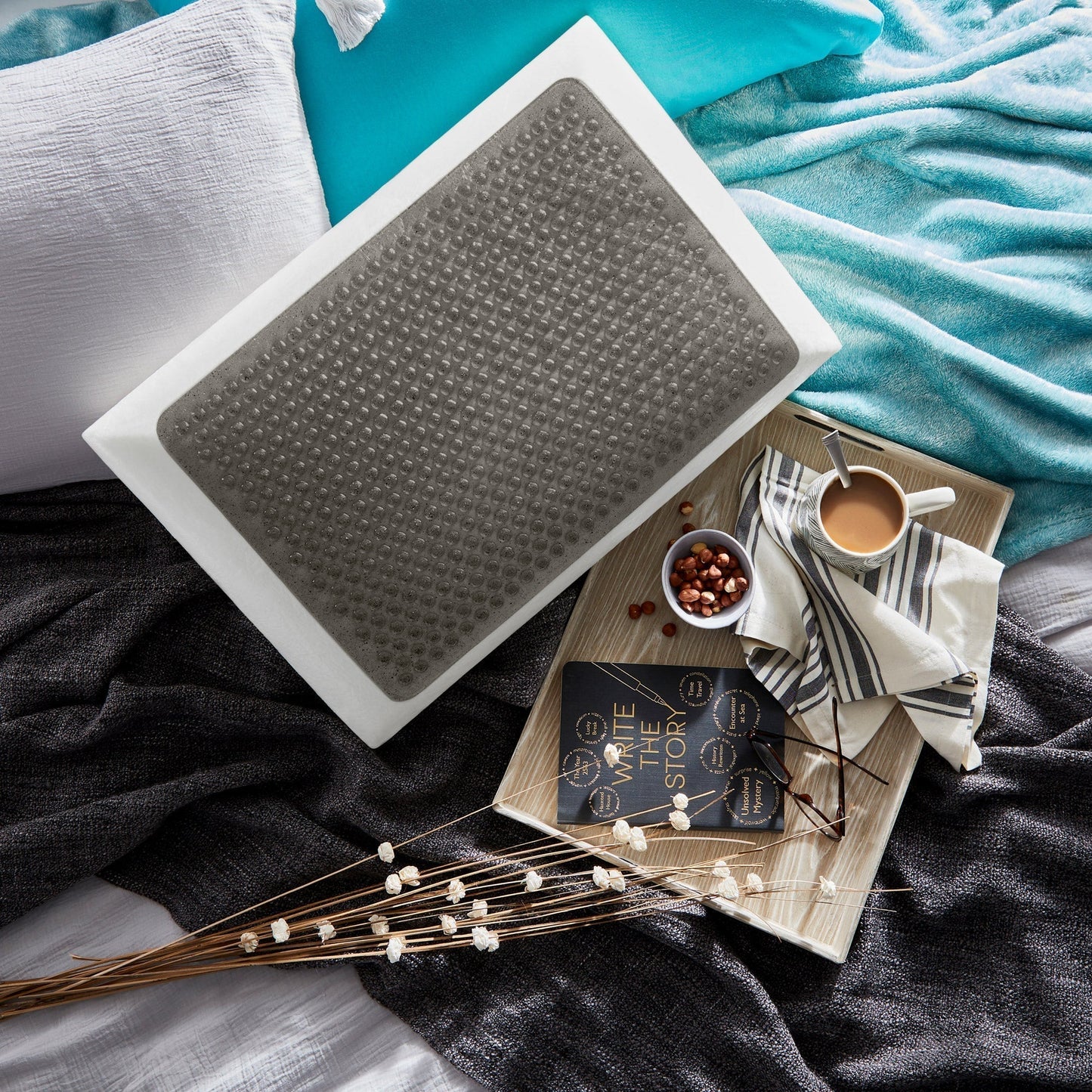 Charcoal Gel Memory Foam Pillow